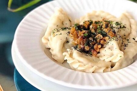 Вареники с картофелем и грибами