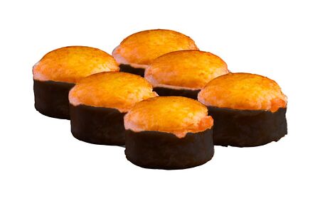 Фирменный ролл под сырной шапочкой