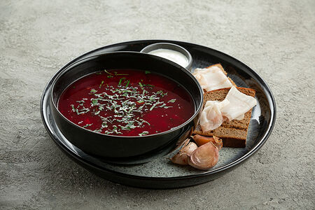 Борщ с мраморной говядиной