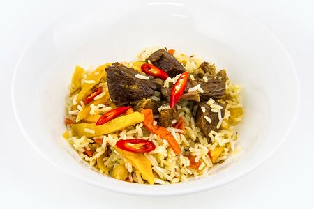 Плов с говядиной