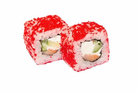 Филадельфия в масаго с лососем х/к