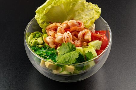 Поке с креветками