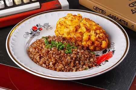 Пожарские котлеты с гречей