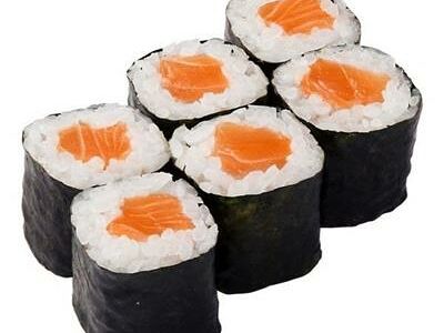 Ролл с лососем