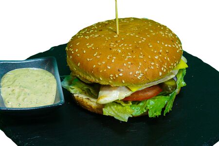 Бургер с курицей