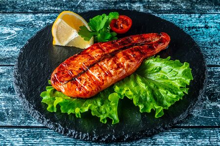 Стейк из семги