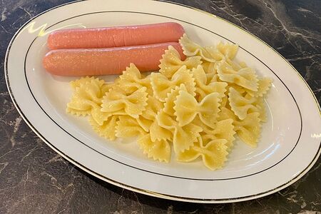 Макарончики с сосиской