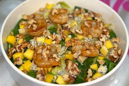 Салат с креветкой