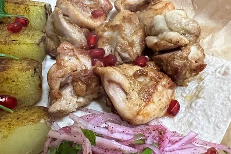 Шашлык из куриной грудки