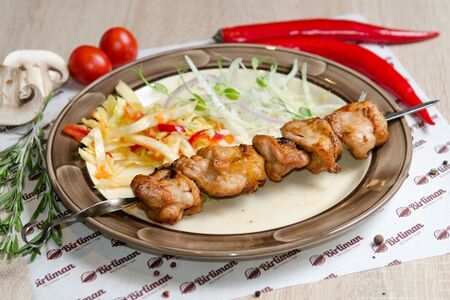 Шашлык из куриного бедра