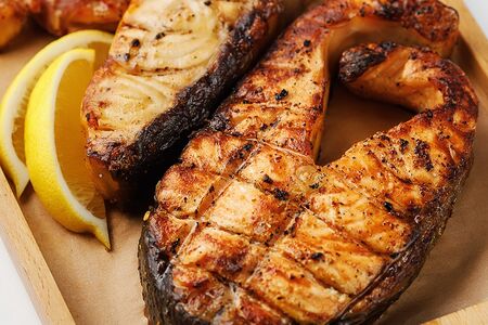 Стейк из норвежской семги