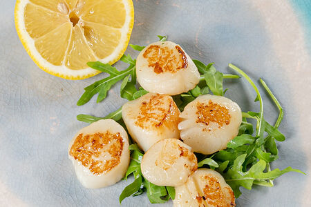 Гребешки на гриле