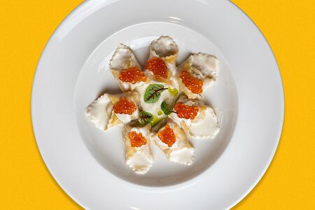 Равиоли с крабом и рикоттой