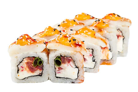 Ролл запеченный с окунем