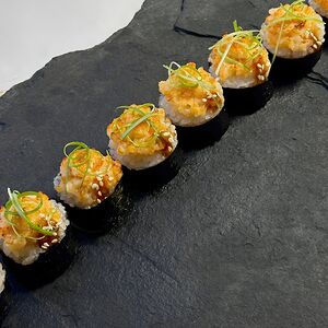 Запеченный с креветкой