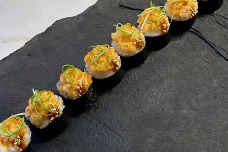 Запеченный с креветкой