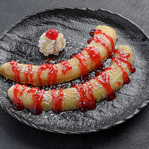 Десерт Жареный банан