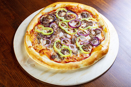 С тушеной говядиной