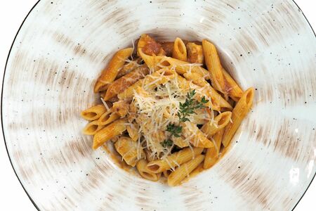 Пенне с куриным филе