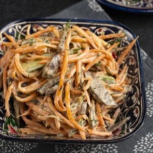 Салат с печенью