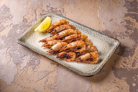 Креветки жареные