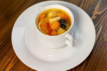 Уха из красной рыбы