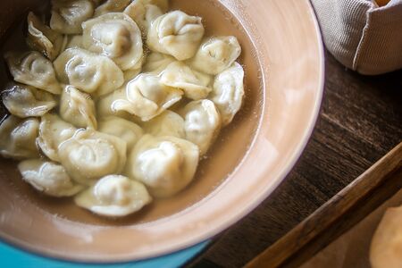 Пельмени с кониной