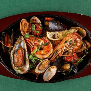 Соте из морепродуктов