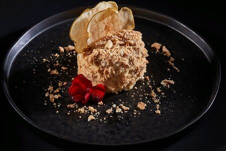 Наполеон, томленое яблоко