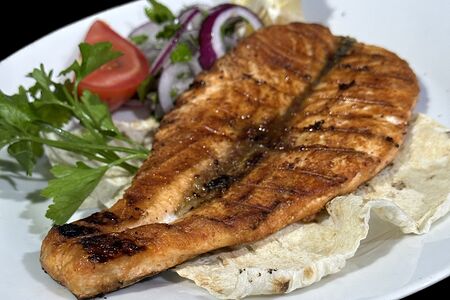 Шашлык из семги