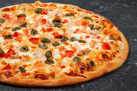 Пицца с морепродуктами