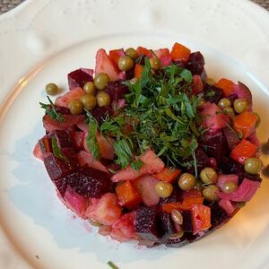 Винегрет с квашеной капустой