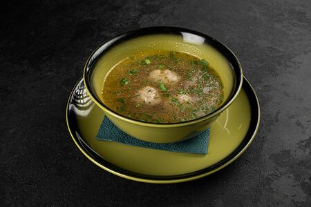Куриный суп с фрикадельками