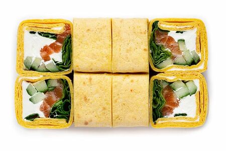 Тортилья с лососем