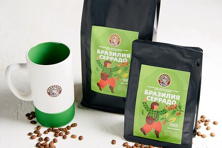 Зерновой кофе Бразилия Серрадо