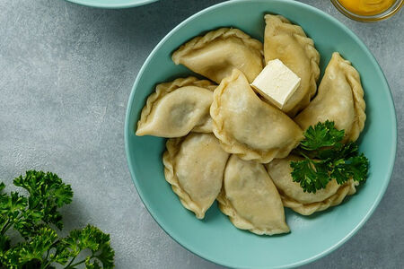 Вареники с картофелем и луком