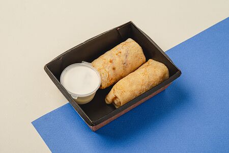 Блинчики с ветчиной и сыром