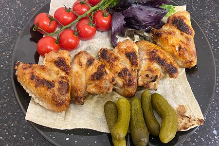 Шашлык из куриных крылышек