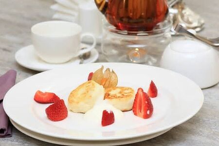 Сырники со сметаной