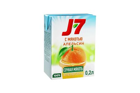 Сок апельсиновый J7