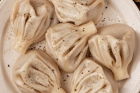 Хинкали с бараниной