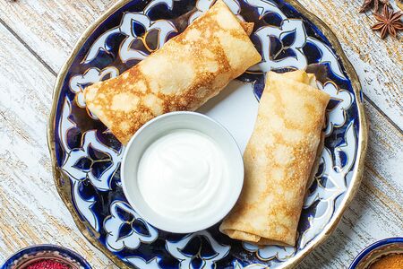 Блинчики с мясом