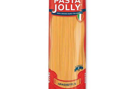 Паста из твердых сортов пшеницы Spaghetti №5 500г Pasta Jolly