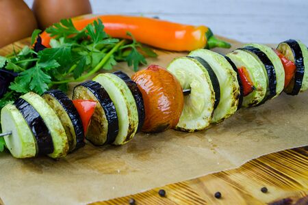 Овощи на углях