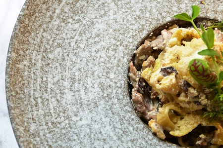 Паста с томл. уткой и черносл в орех соусе 300гр