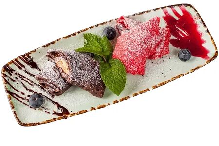 Блинчики с ягодами