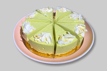 Чизкейк матча-цитрус