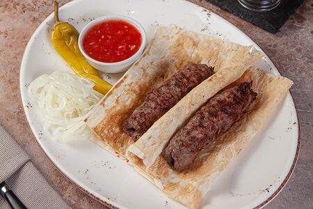 Люля-кебаб из баранины