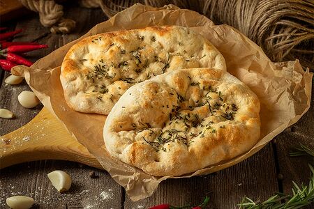 Фокачча из дровяной печи