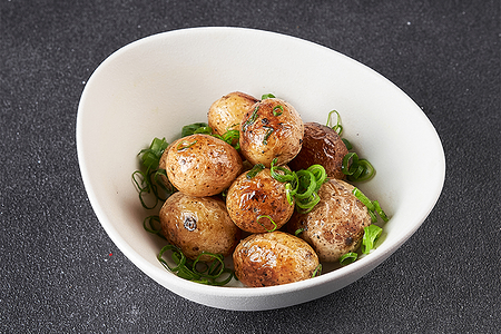 Печёный мини-картофель